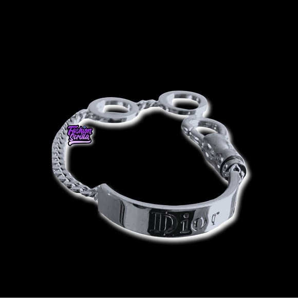 Christian Dior By John Galliano Vintage Hard Core Gambler Chain Link Bracelet - Picture 16 of 16